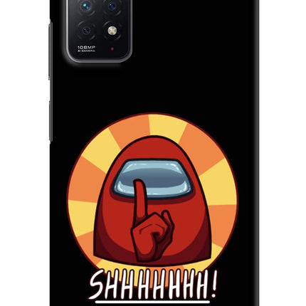 Among Us Shhh! Redmi Note 11 Pro Hard Case Back Cover by Casekaro