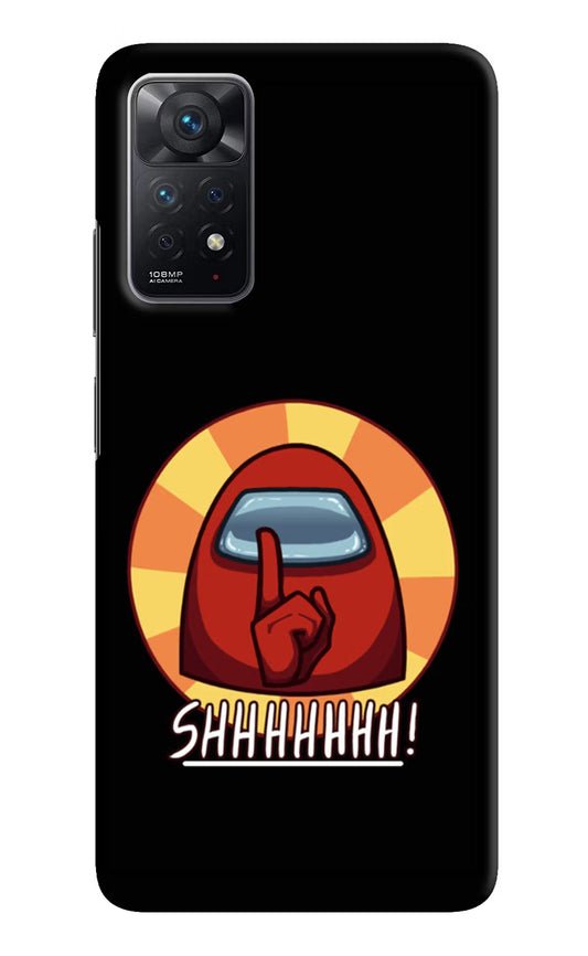 Among Us Shhh! Redmi Note 11 Pro Hard Case Back Cover by Casekaro