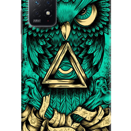 Green Owl Redmi Note 11 Pro Hard Case Back Cover by Casekaro