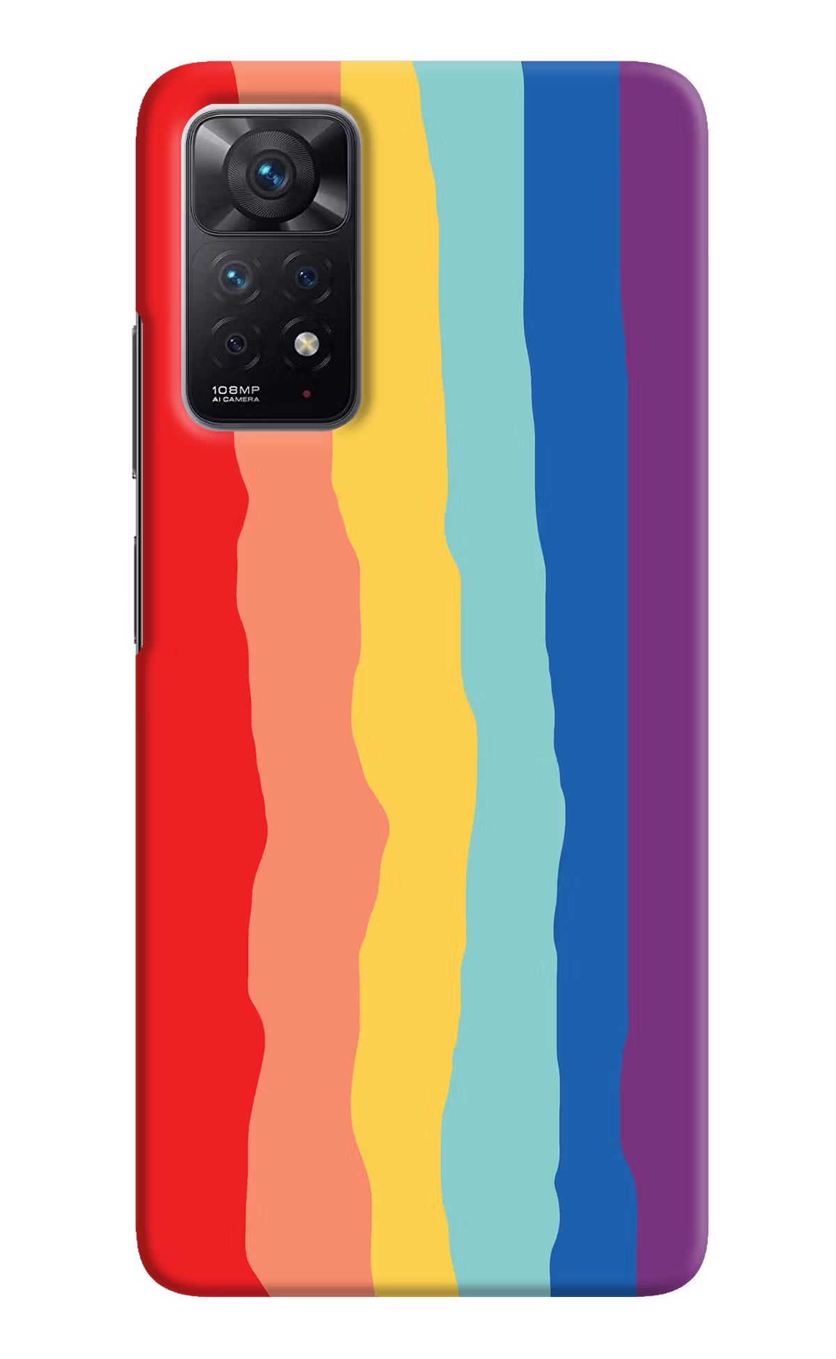 Rainbow Redmi Note 11 Pro Hard Case Back Cover by Casekaro