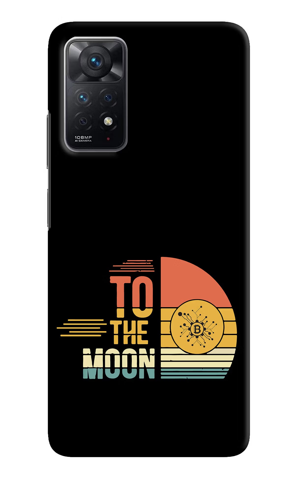 To the Moon Redmi Note 11 Pro Hard Case Back Cover by Casekaro