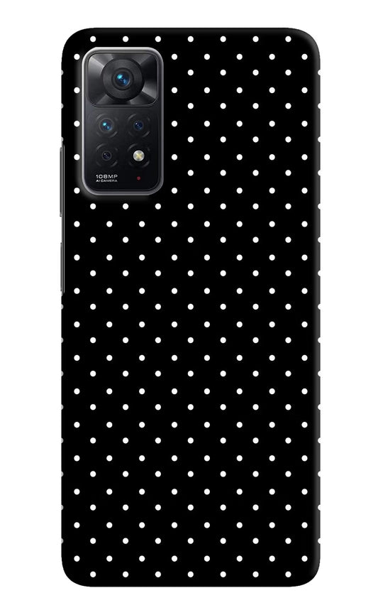 White Dots Redmi Note 11 Pro Hard Case Back Cover by Casekaro