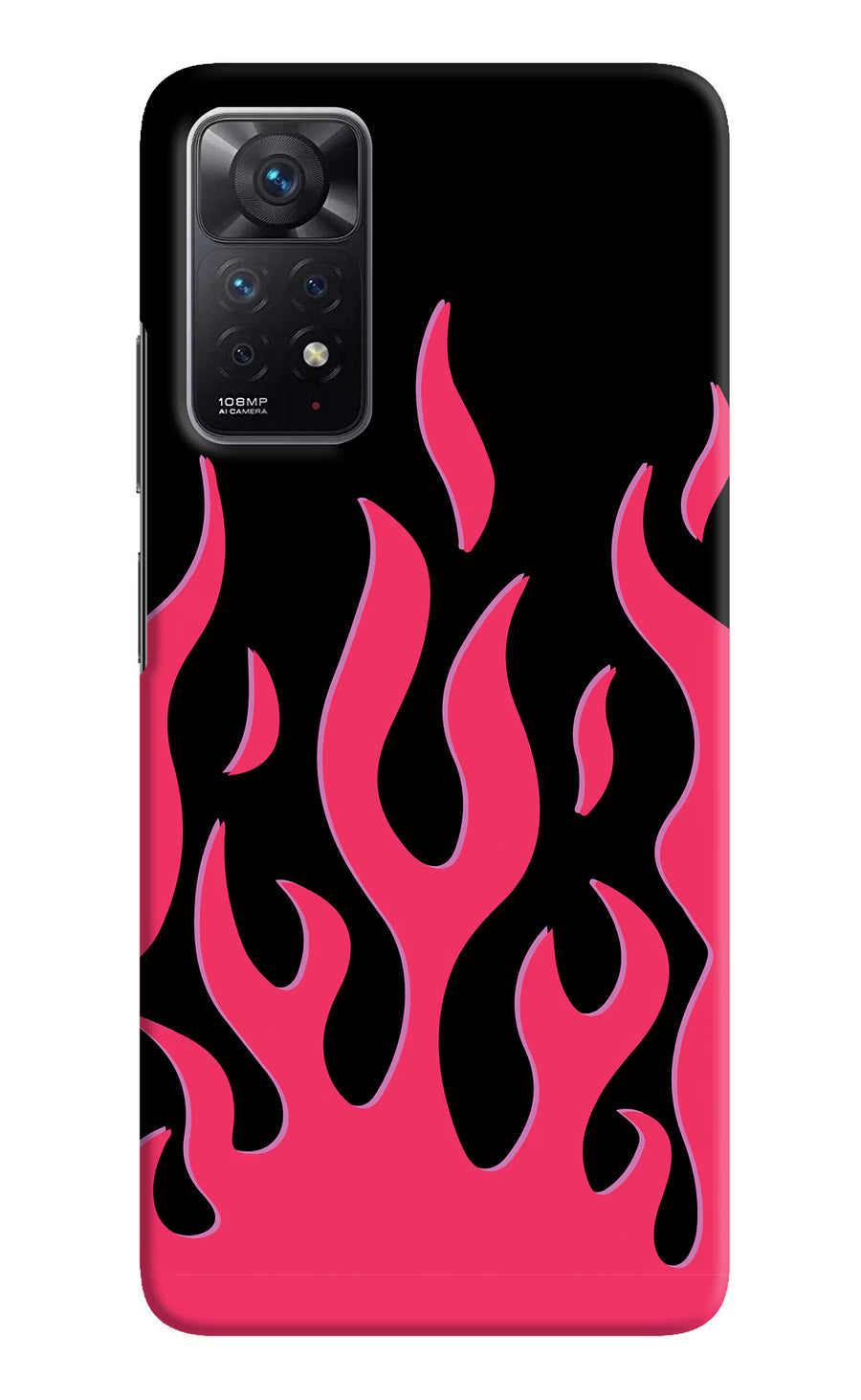 Fire Flames Redmi Note 11 Pro Back Cover, Hard case