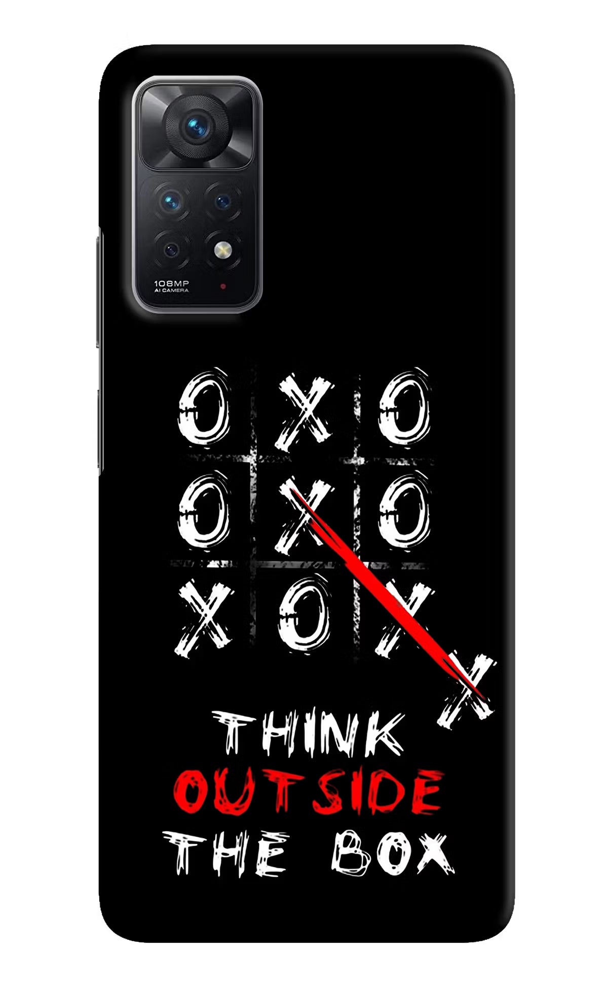 Think out of the BOX Redmi Note 11 Pro Hard Case Back Cover by Casekaro