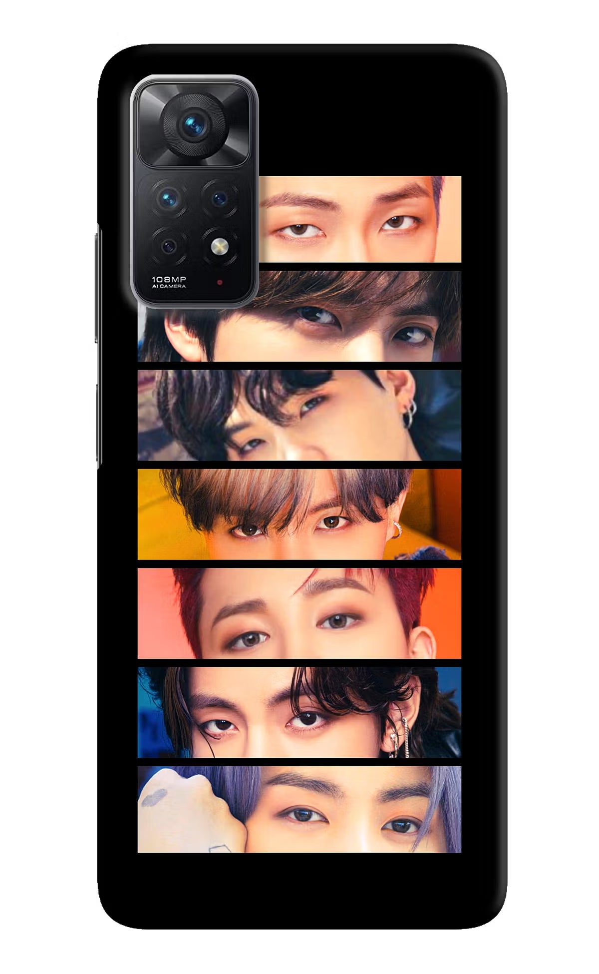 BTS Eyes Redmi Note 11 Pro Hard Case Back Cover by Casekaro