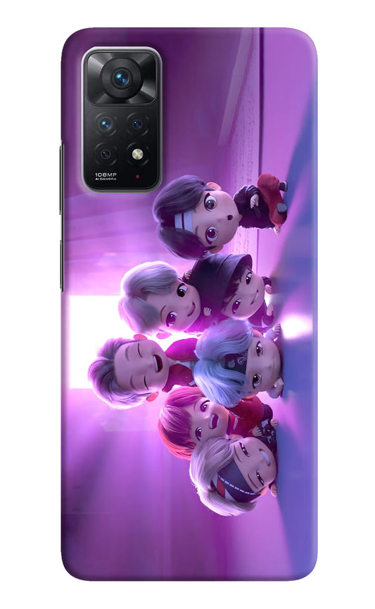 BTS Chibi Redmi Note 11 Pro Hard Case Back Cover by Casekaro