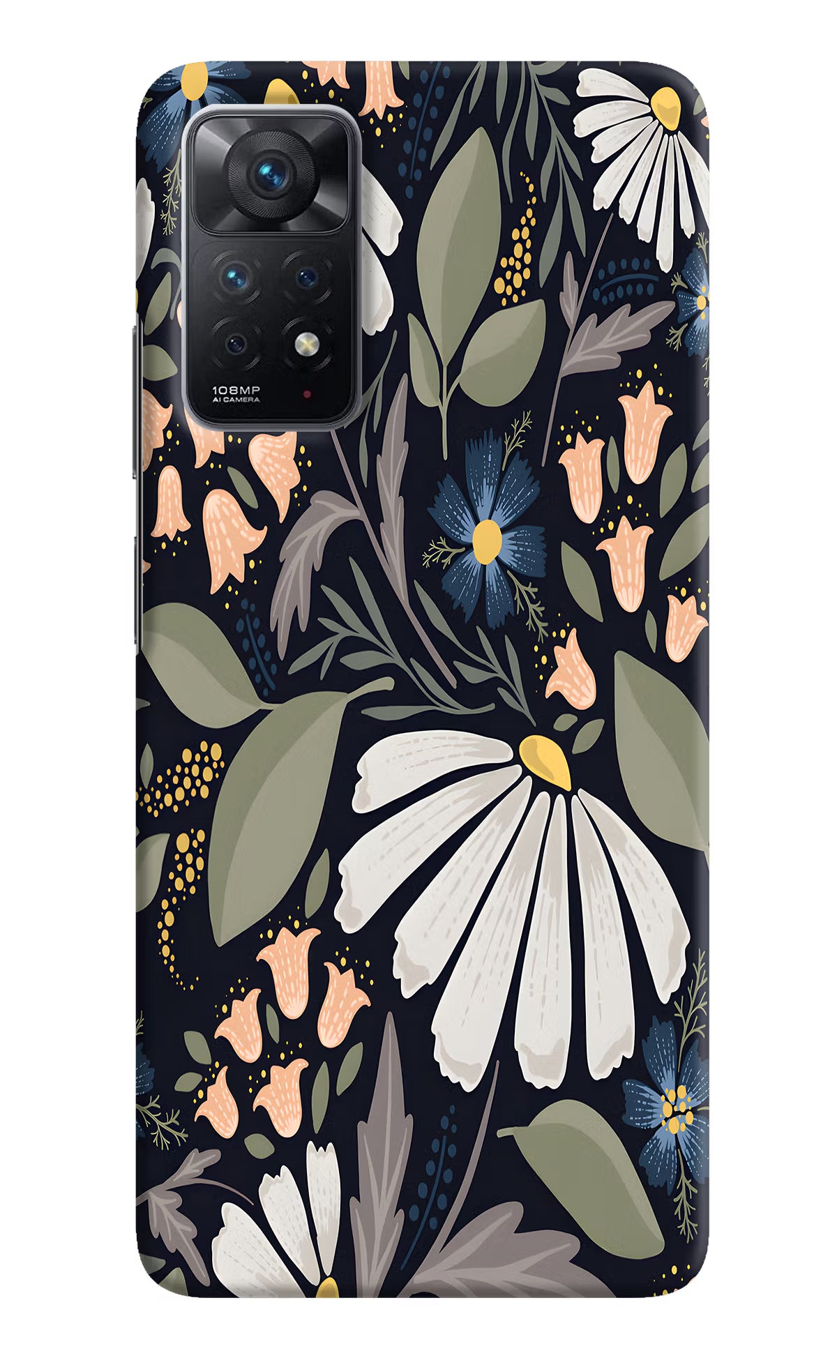 Flowers Art Redmi Note 11 Pro Hard Case Back Cover by Casekaro