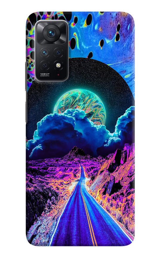 Psychedelic Painting Redmi Note 11 Pro Hard Case Back Cover by Casekaro