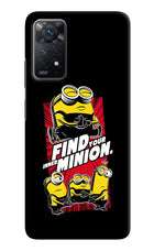 Find your inner Minion Redmi Note 11 Pro Hard Case Back Cover by Casekaro