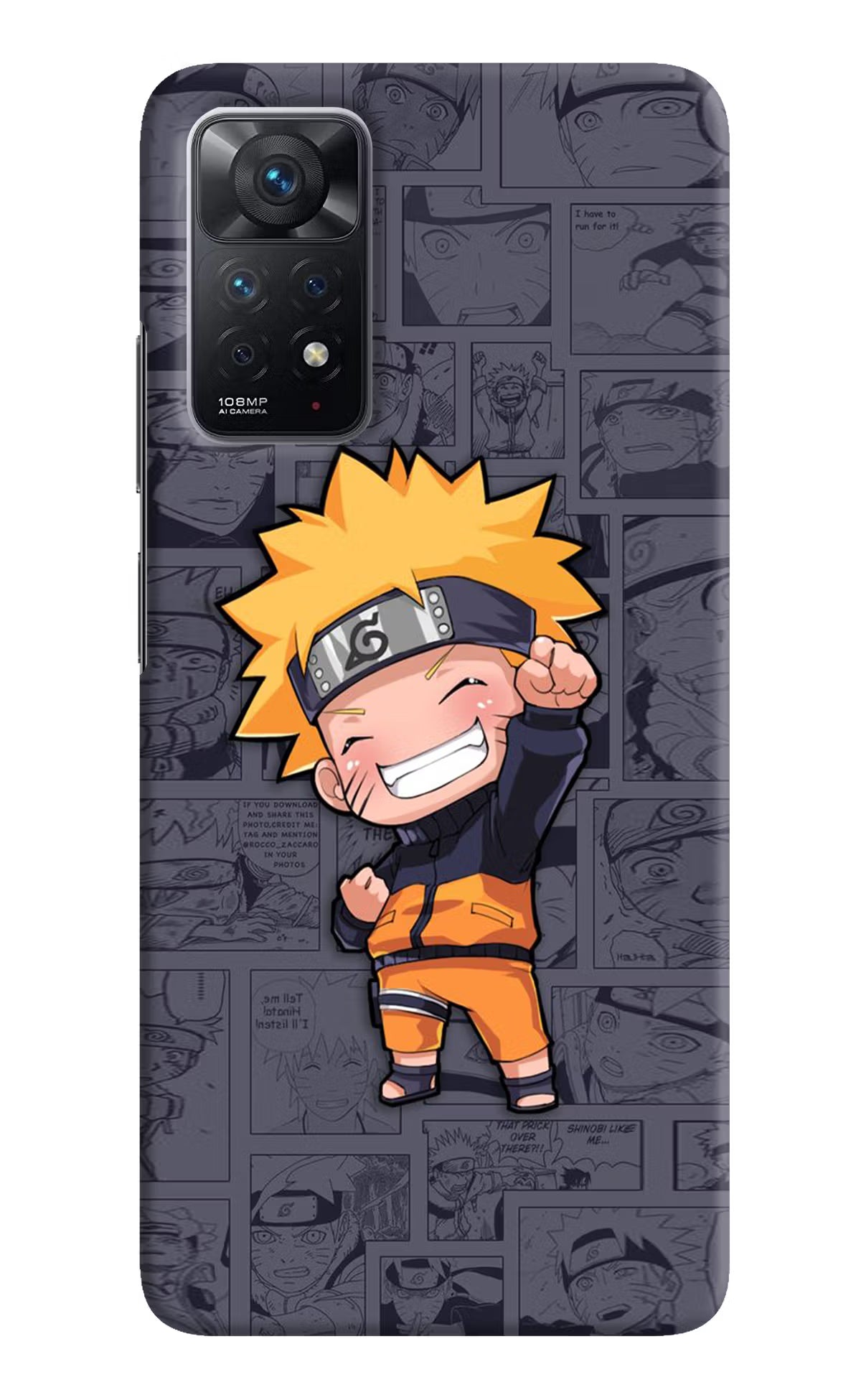 Chota Naruto Redmi Note 11 Pro Hard Case Back Cover by Casekaro