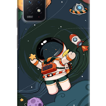 Cartoon Astronaut Redmi Note 11 Pro Hard Case Back Cover by Casekaro
