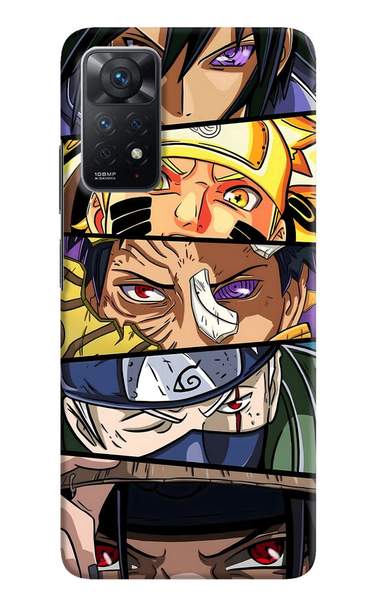 Naruto Character Redmi Note 11 Pro Hard Case Back Cover by Casekaro