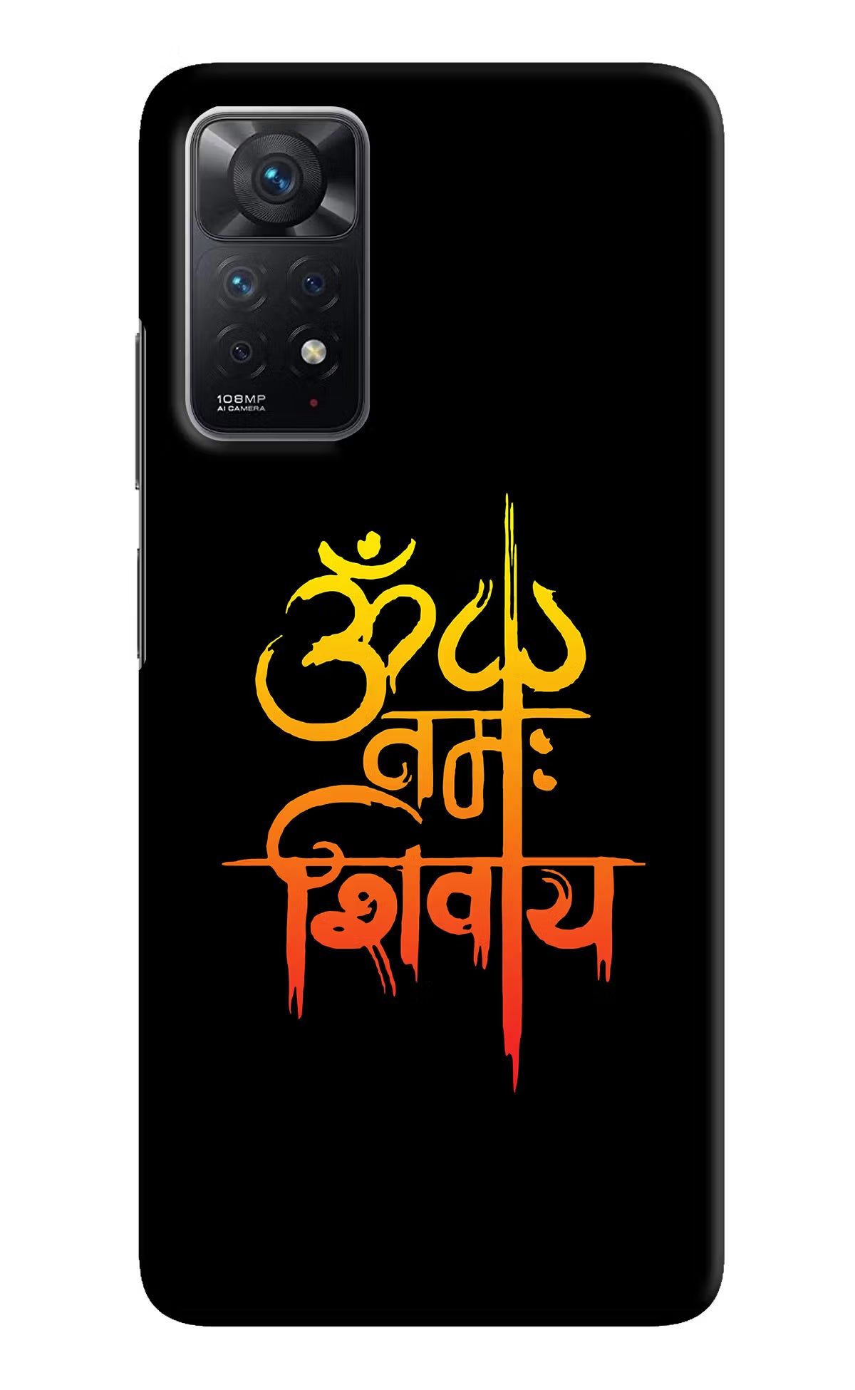 Om Namah Shivay Redmi Note 11 Pro Hard Case Back Cover by Casekaro