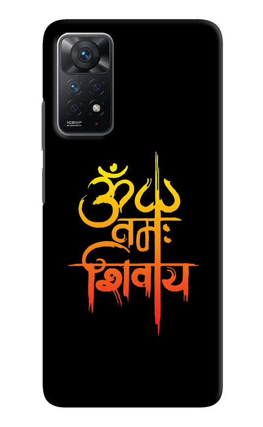 Om Namah Shivay Redmi Note 11 Pro Hard Case Back Cover by Casekaro