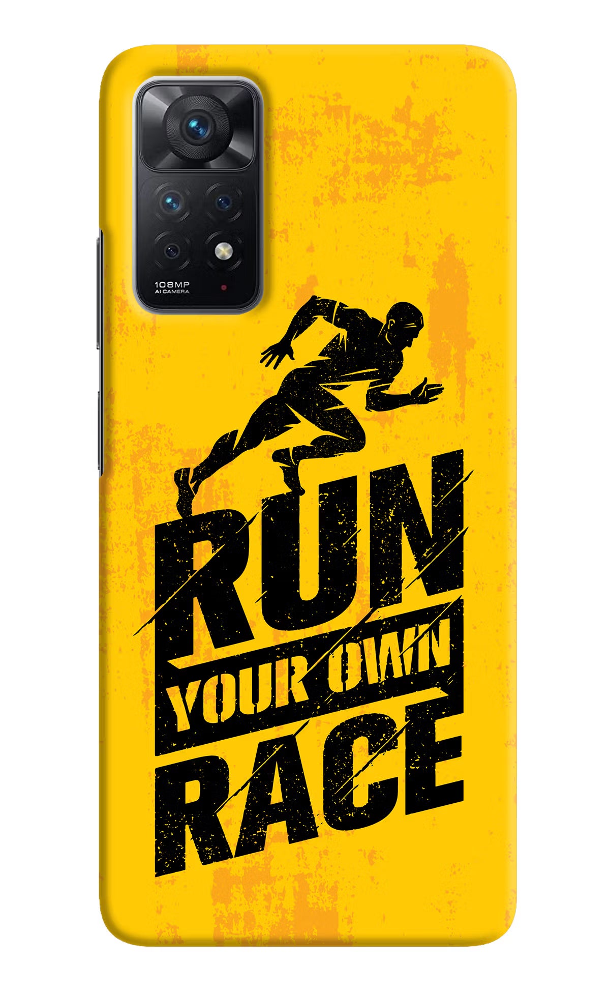 Run Your Own Race Redmi Note 11 Pro Hard Case Back Cover by Casekaro