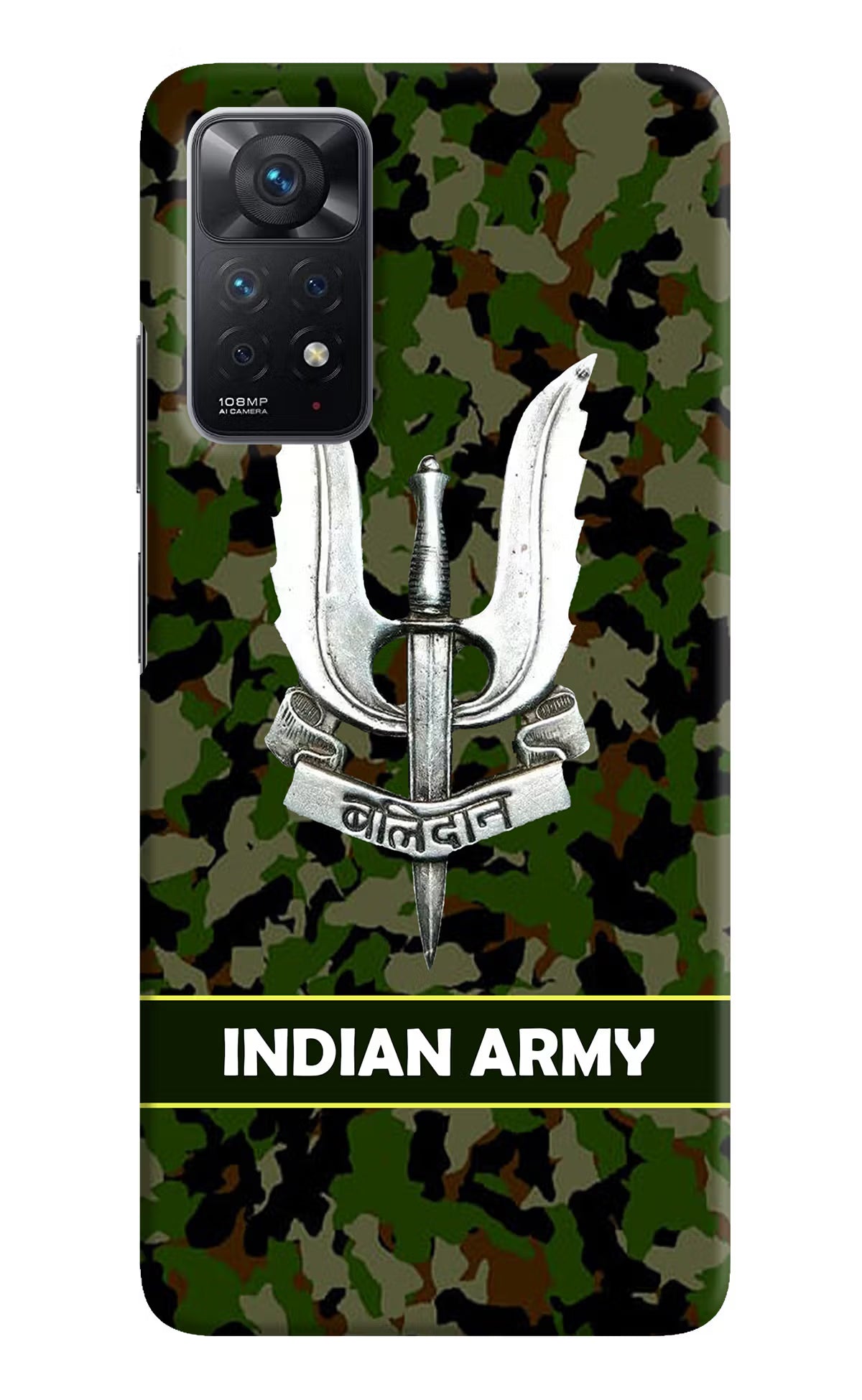Balidan Indian Logo Redmi Note 11 Pro Hard Case Back Cover by Casekaro
