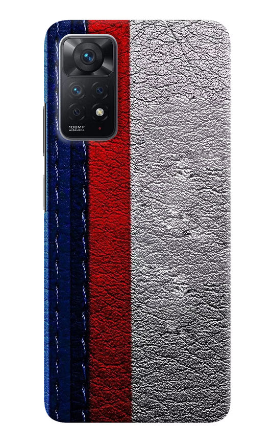 BMW Stripes Redmi Note 11 Pro Hard Case Back Cover by Casekaro