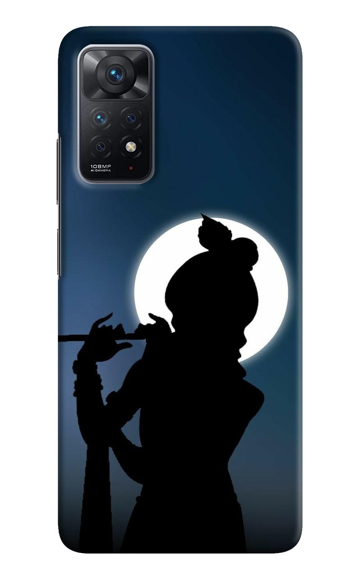 Shri Krishna Silhouette Redmi Note 11 Pro Back Cover