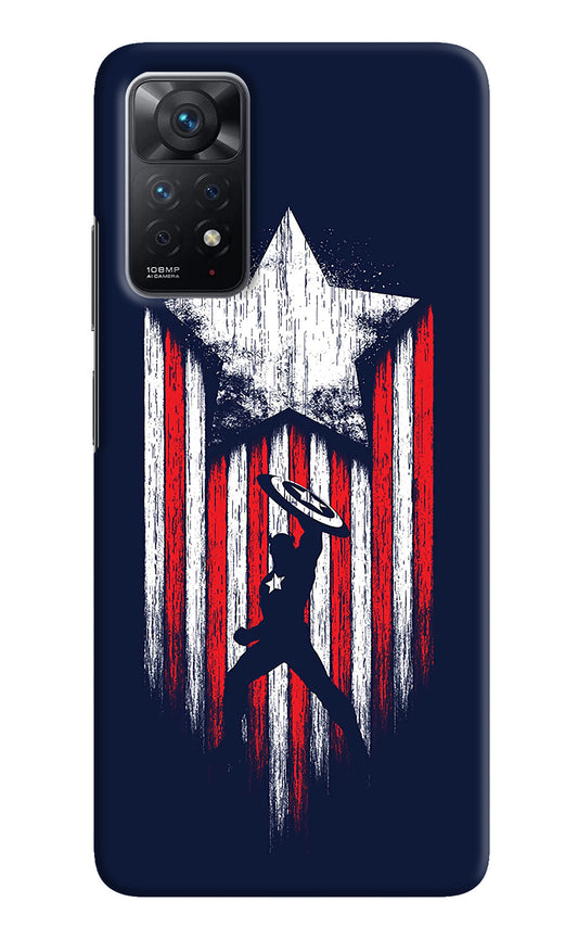 Captain America Marvel Art Redmi Note 11 Pro Back Cover