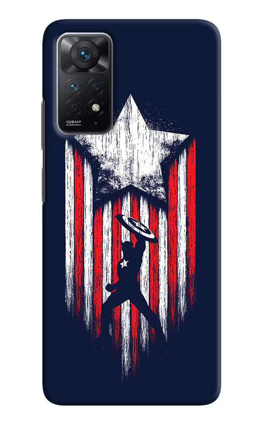 Captain America Marvel Art Redmi Note 11 Pro Hard Case Back Cover by Casekaro