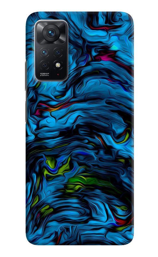 Dark Blue Abstract Redmi Note 11 Pro Back Cover