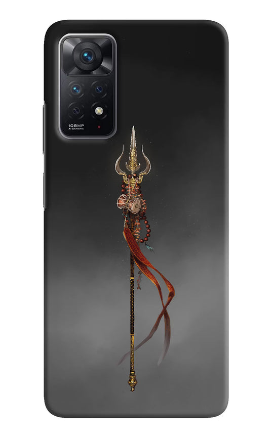 Shiv Trishul Redmi Note 11 Pro Hard Case Back Cover by Casekaro