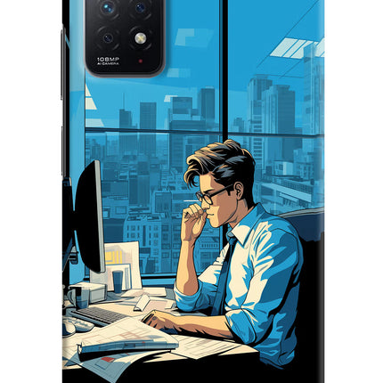 Focused Hustler (AI Generated) Redmi Note 11 Pro Hard Case Back Cover by Casekaro