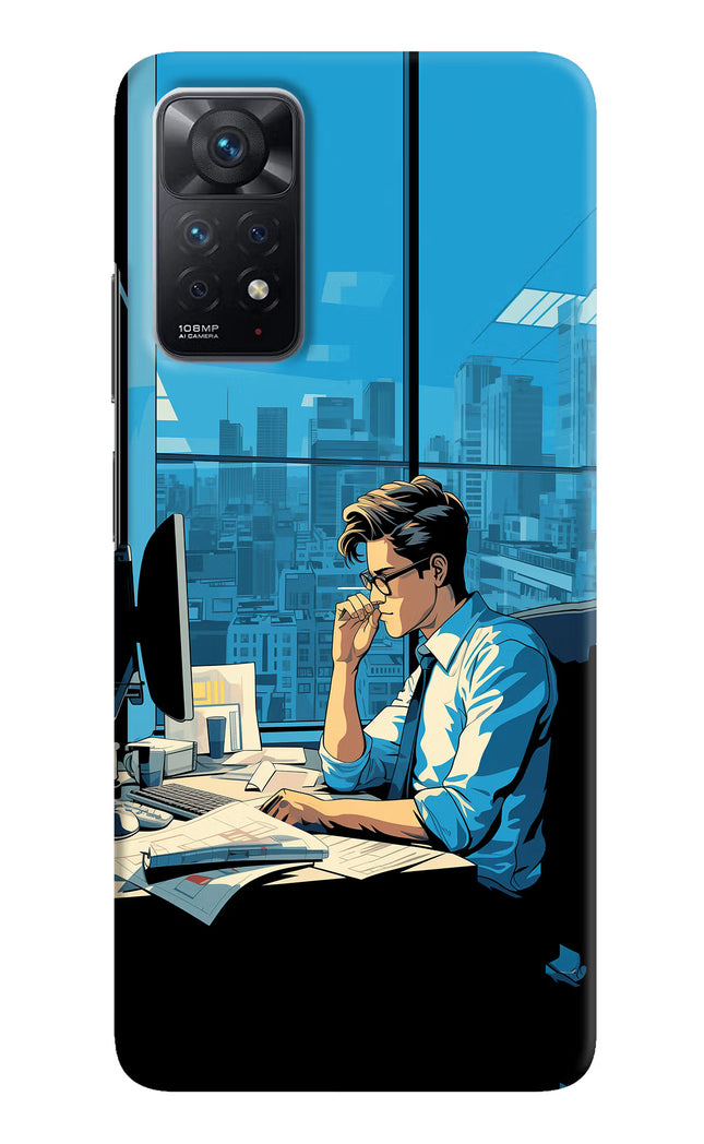 Focused Hustler (AI Generated) Redmi Note 11 Pro Hard Case Back Cover by Casekaro