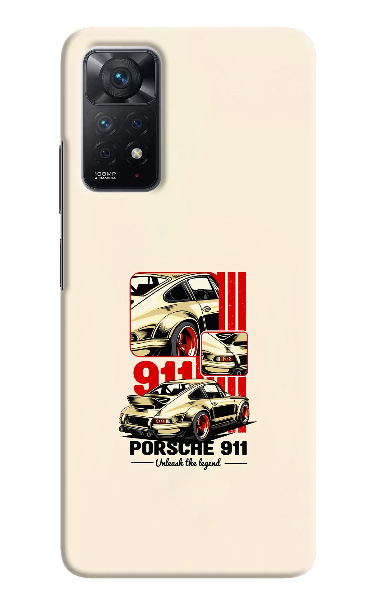 Classic Porsche 911 Redmi Note 11 Pro Hard Case Back Cover by Casekaro