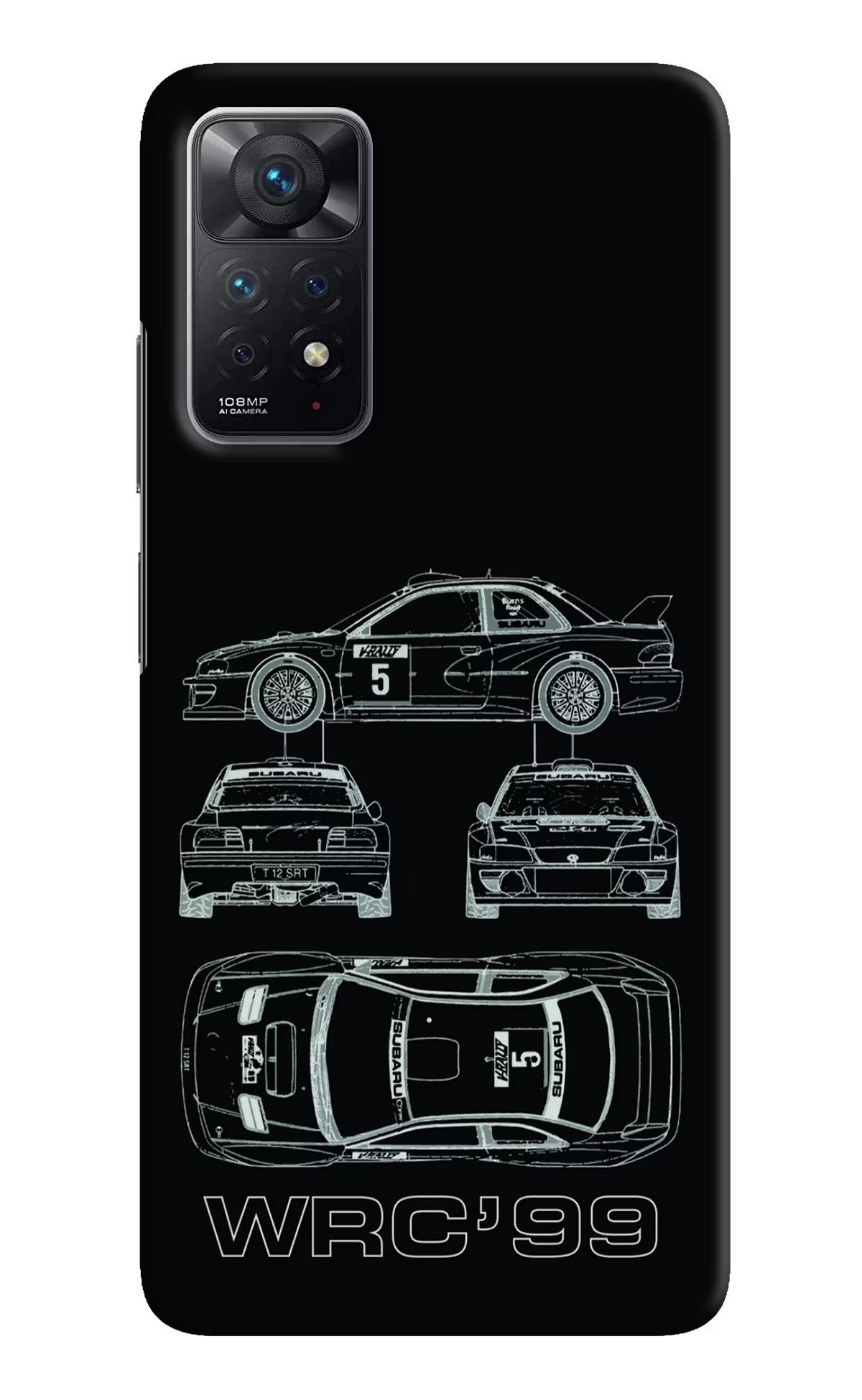 WRC'99 Redmi Note 11 Pro Hard Case Back Cover by Casekaro
