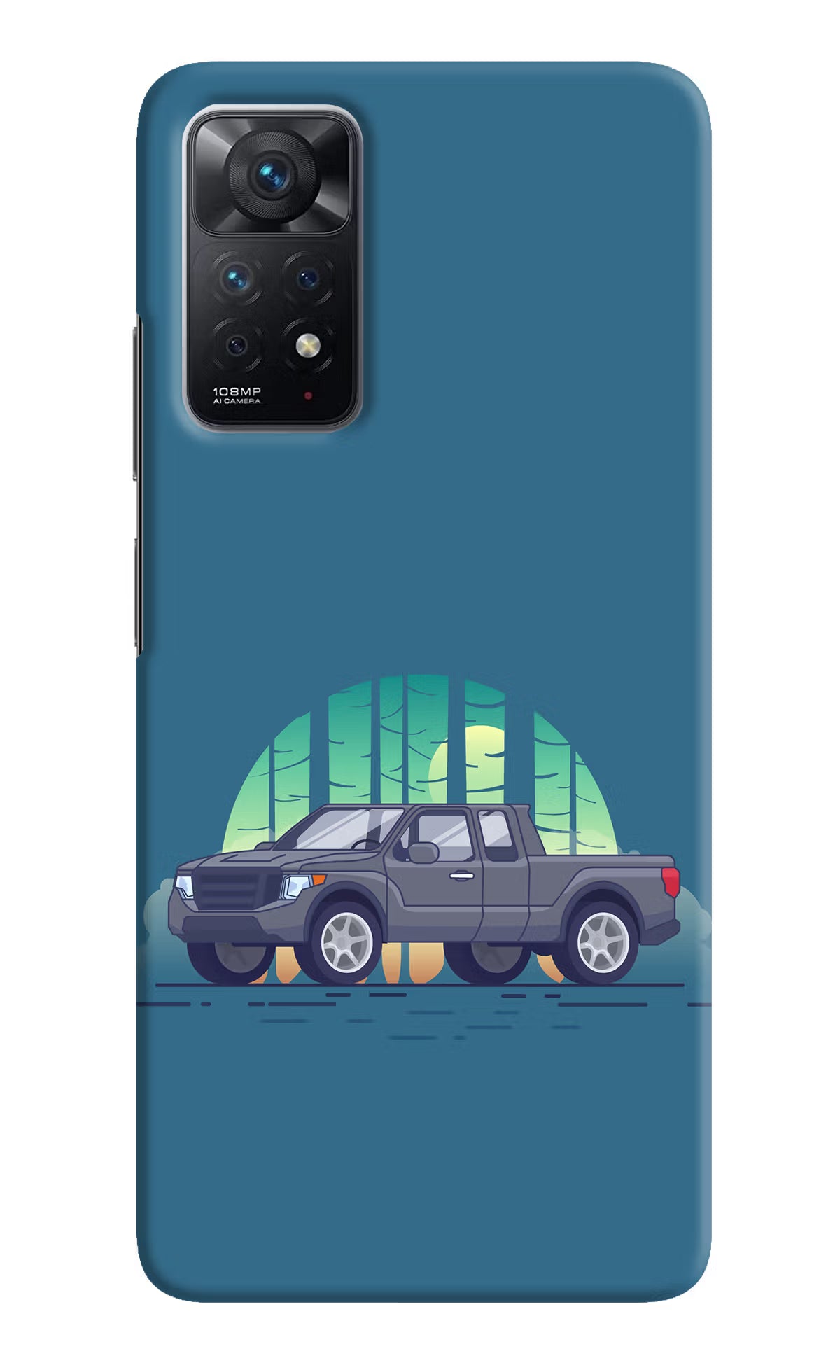 Retro Garage Vibe Redmi Note 11 Pro Hard Case Back Cover by Casekaro