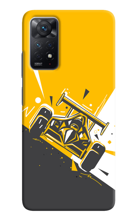 Track King Redmi Note 11 Pro Hard Case Back Cover by Casekaro