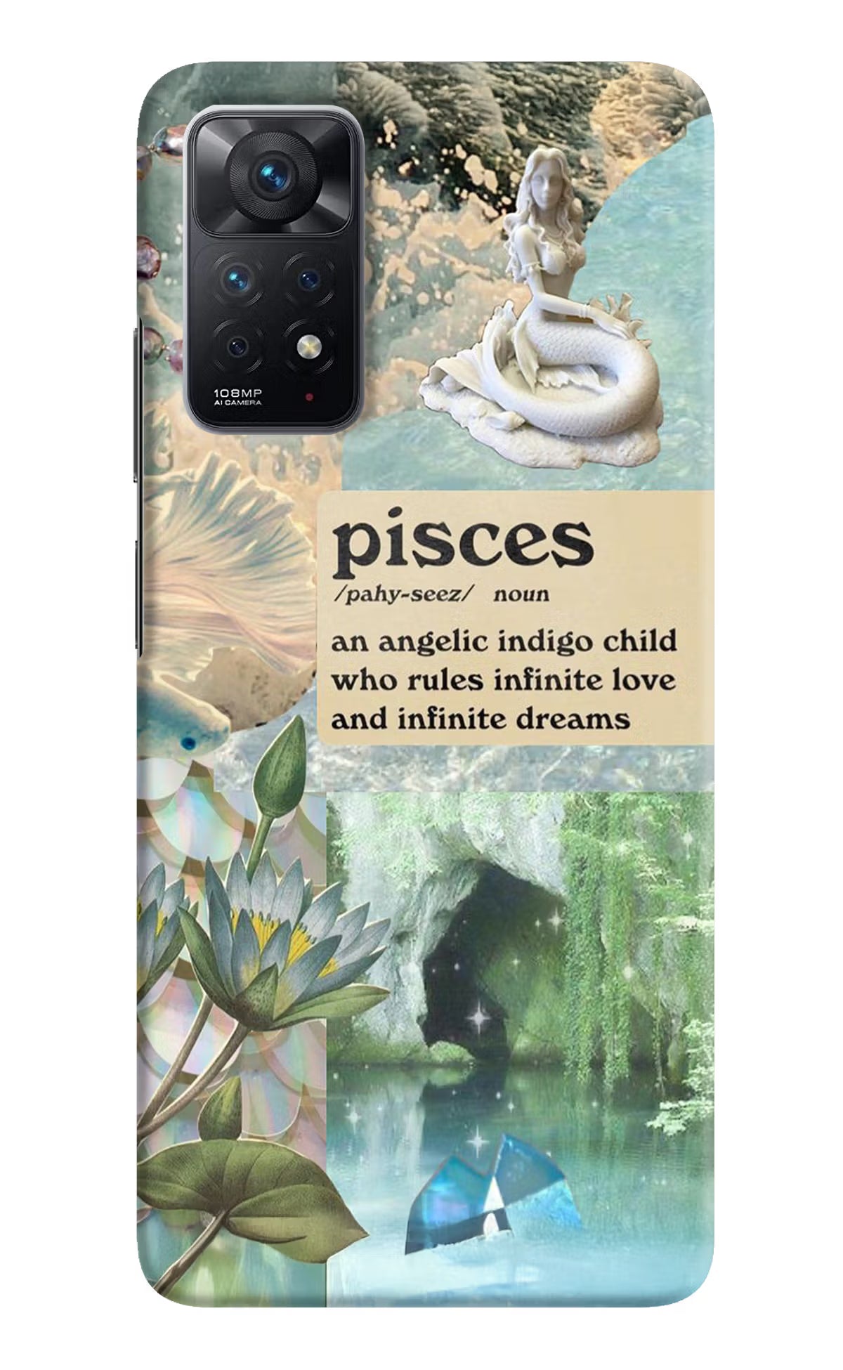 Pisces Zodiac Redmi Note 11 Pro Hard Case Back Cover by Casekaro