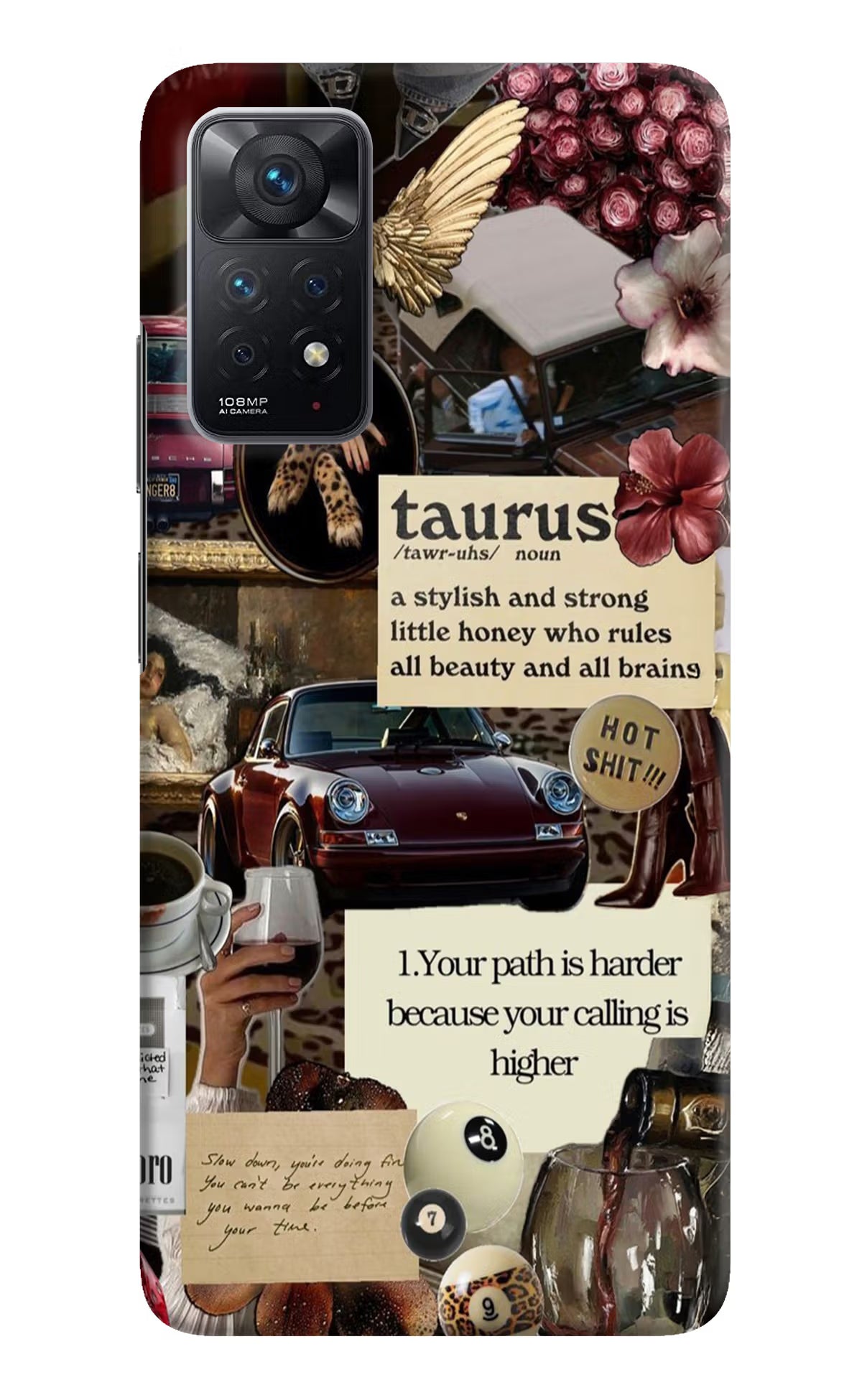 Taurus Zodiac Redmi Note 11 Pro Hard Case Back Cover by Casekaro