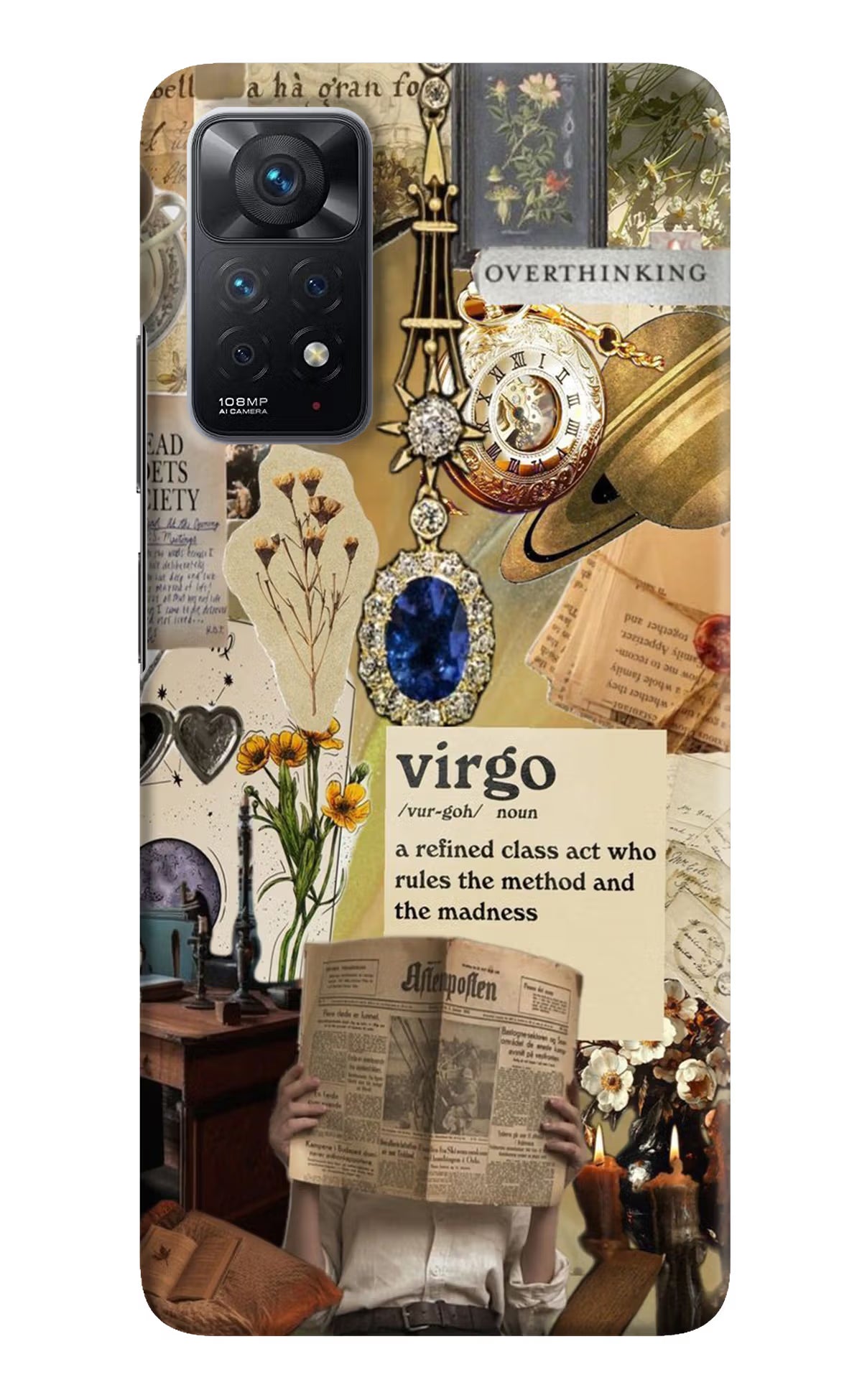 Virgo Zodiac Redmi Note 11 Pro Hard Case Back Cover by Casekaro