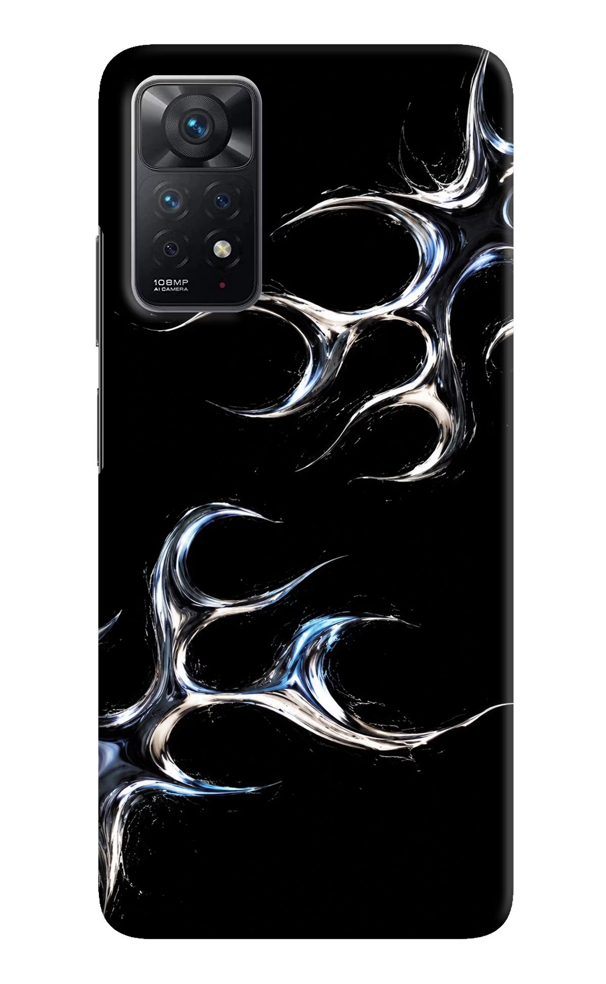 Chrome Tribal Redmi Note 11 Pro Hard Case Back Cover by Casekaro