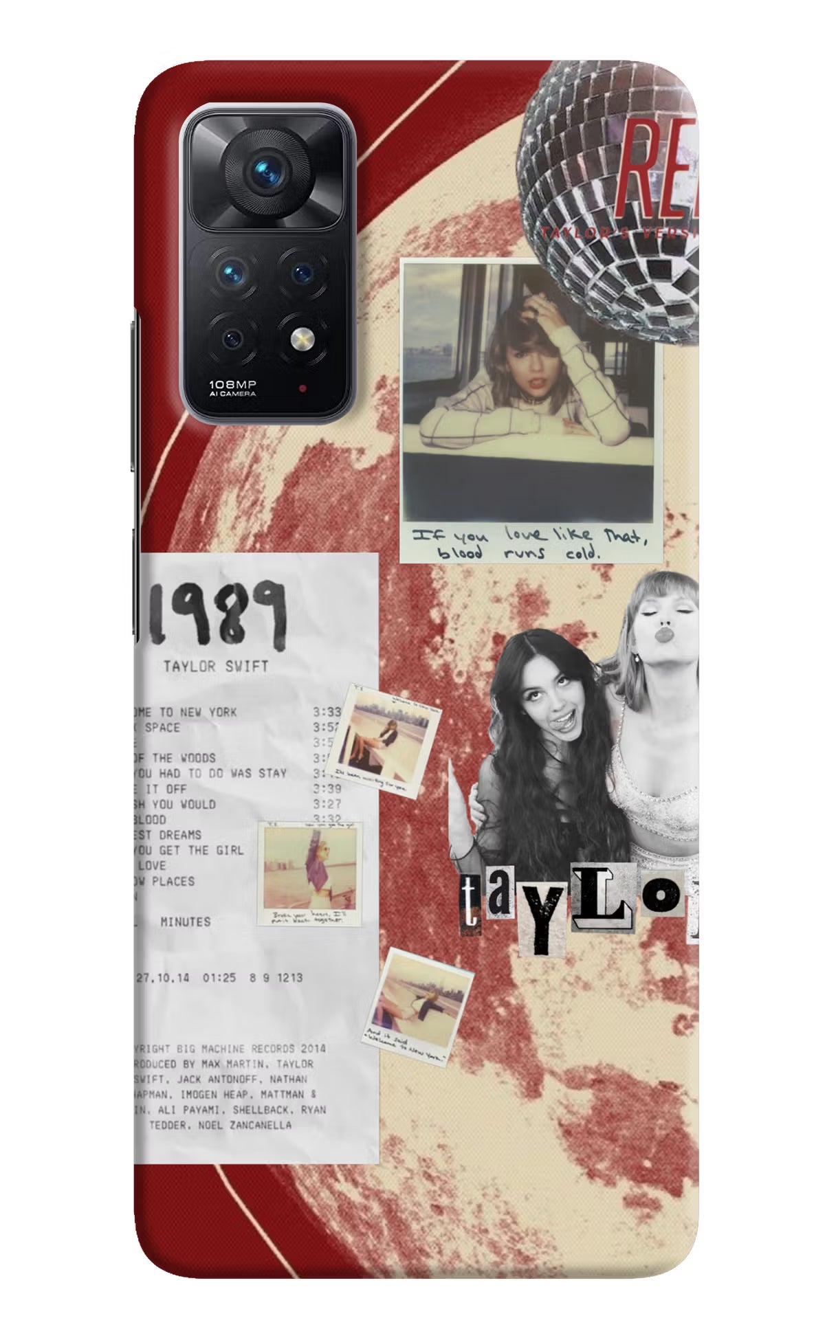 Taylor Swift Redmi Note 11 Pro Back Cover