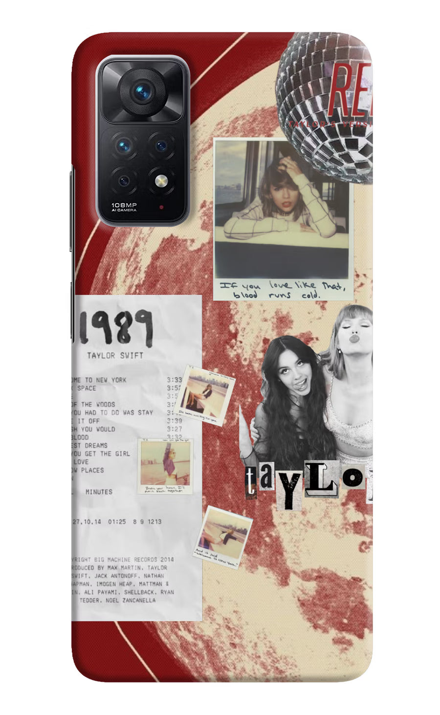 Taylor Swift Redmi Note 11 Pro Back Cover, Hard case