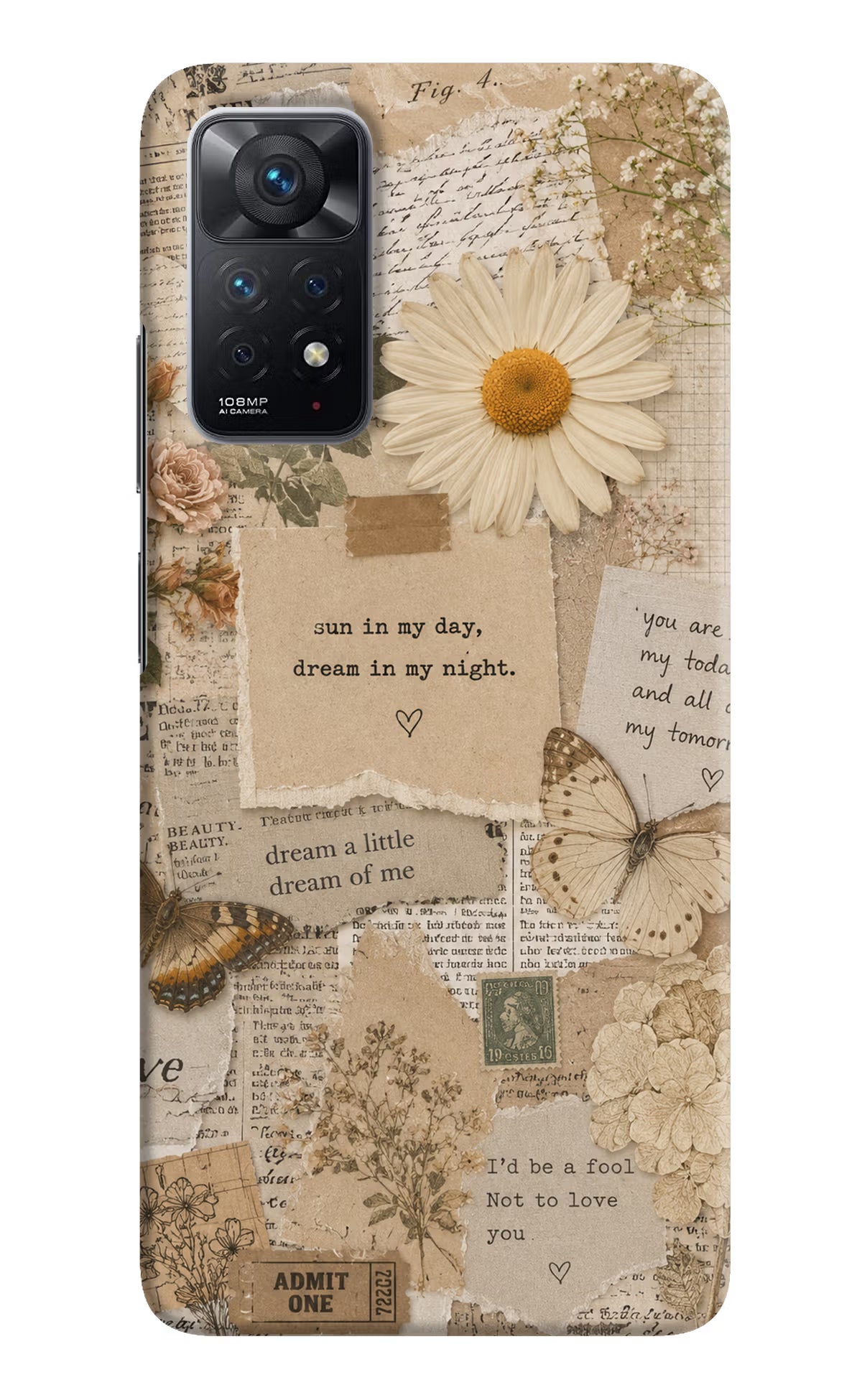 Vintage case Redmi Note 11 Pro Back Cover