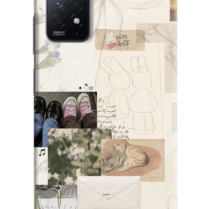 Soft Aesthetic Redmi Note 11 Pro Hard Case Back Cover by Casekaro