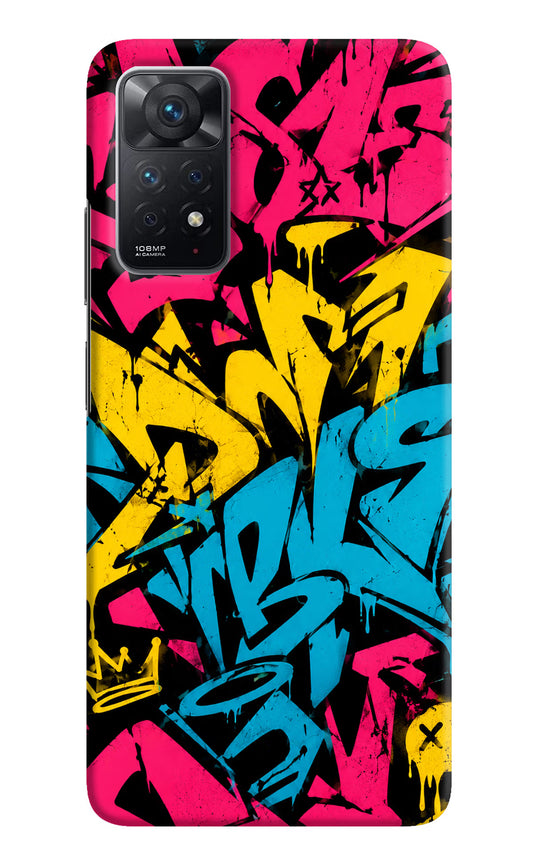 Graffiti Vibe Redmi Note 11 Pro Hard Case Back Cover by Casekaro