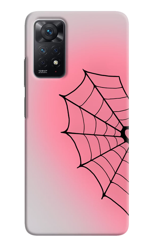 Pink Web Redmi Note 11 Pro Hard Case Back Cover by Casekaro