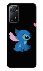 Stitch Crush Redmi Note 11 Pro Hard Case Back Cover by Casekaro