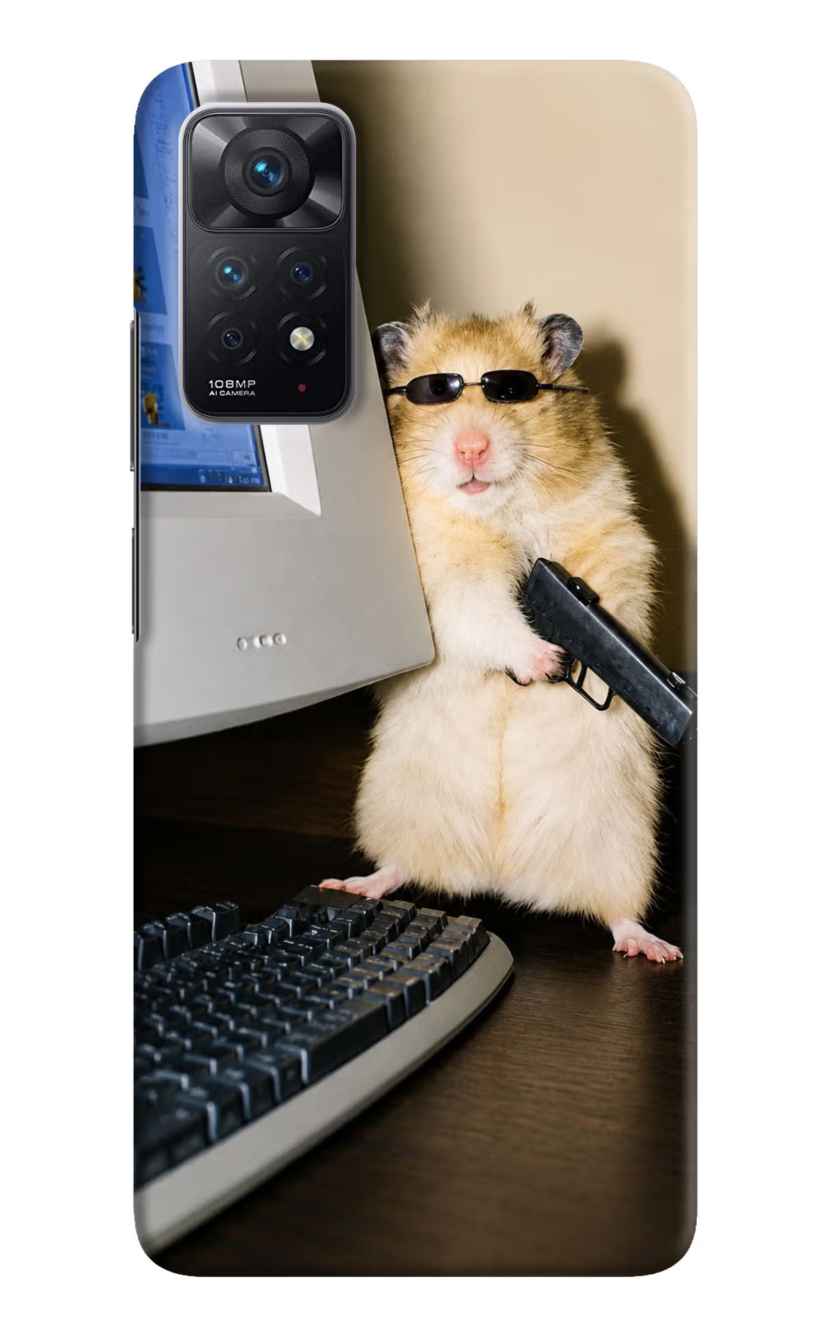 Hacker Hamster Redmi Note 11 Pro Back Cover