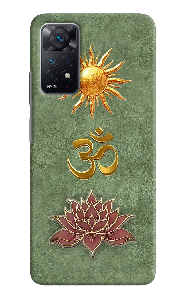 Om & Lotus Redmi Note 11 Pro Back Cover