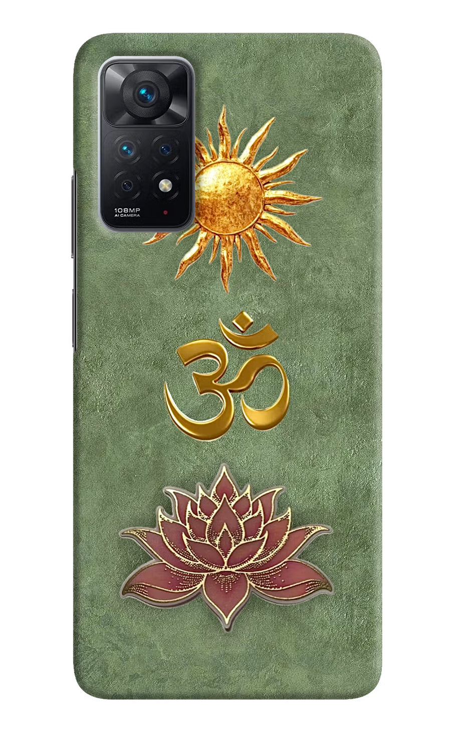 Om & Lotus Redmi Note 11 Pro Back Cover, Hard case