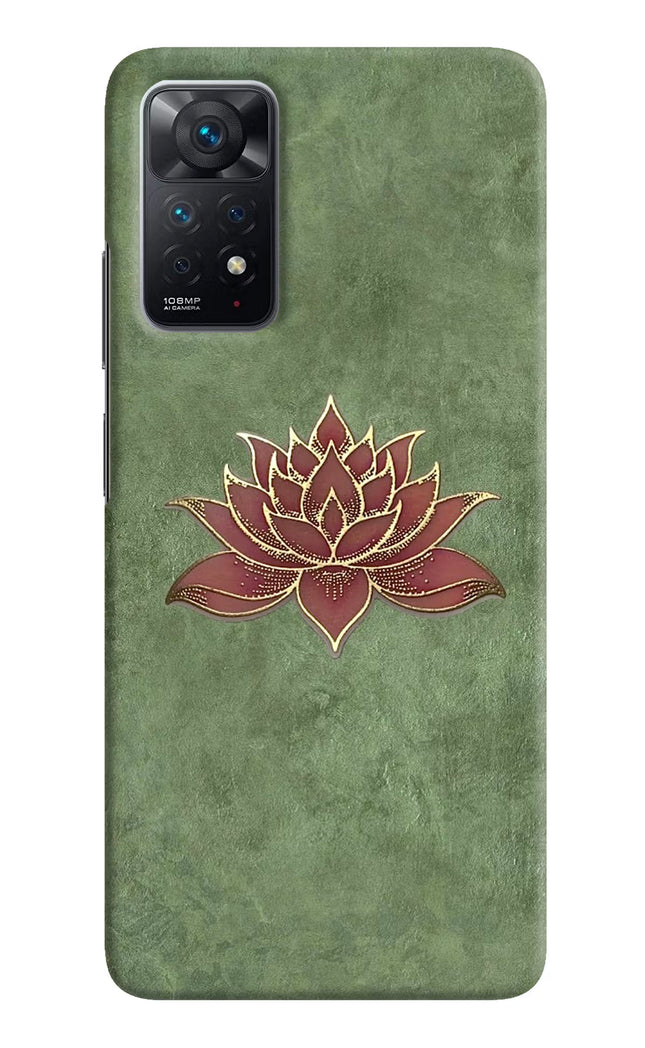 Lotus Grace Redmi Note 11 Pro Hard Case Back Cover by Casekaro