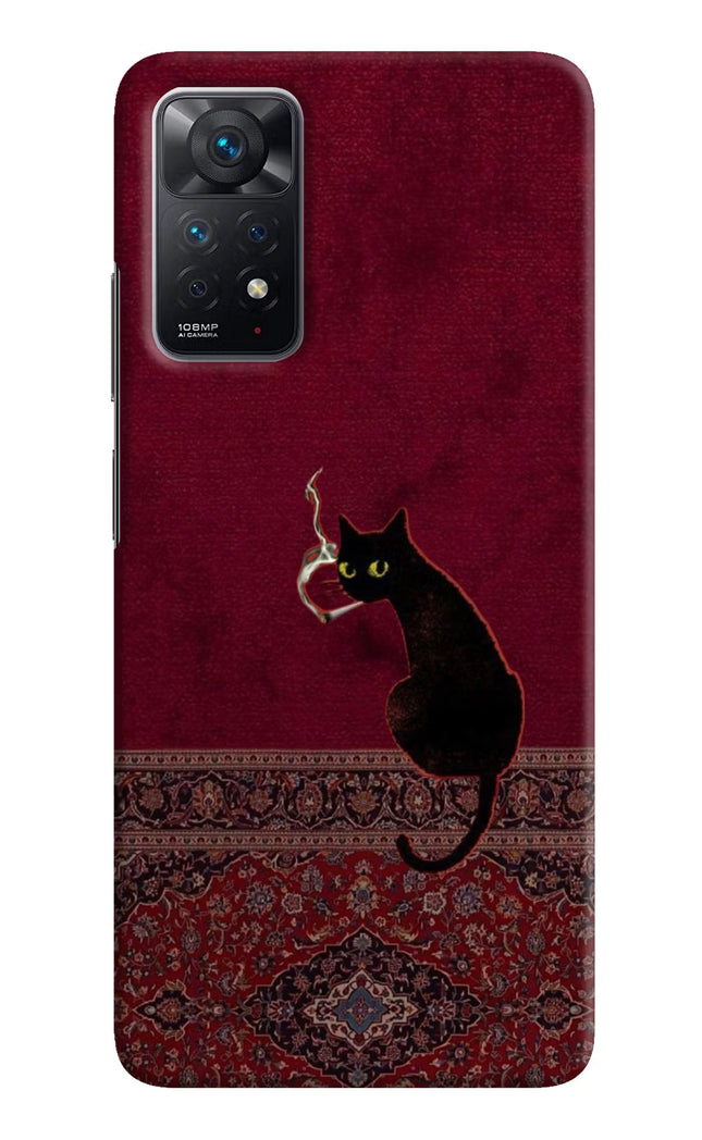 Midnight Cat Redmi Note 11 Pro Hard Case Back Cover by Casekaro