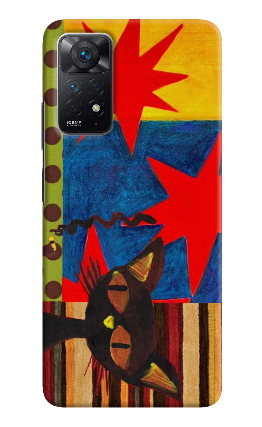 Pop Cat Redmi Note 11 Pro Back Cover, Hard case