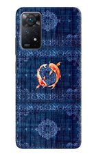Koi Blue Redmi Note 11 Pro Back Cover